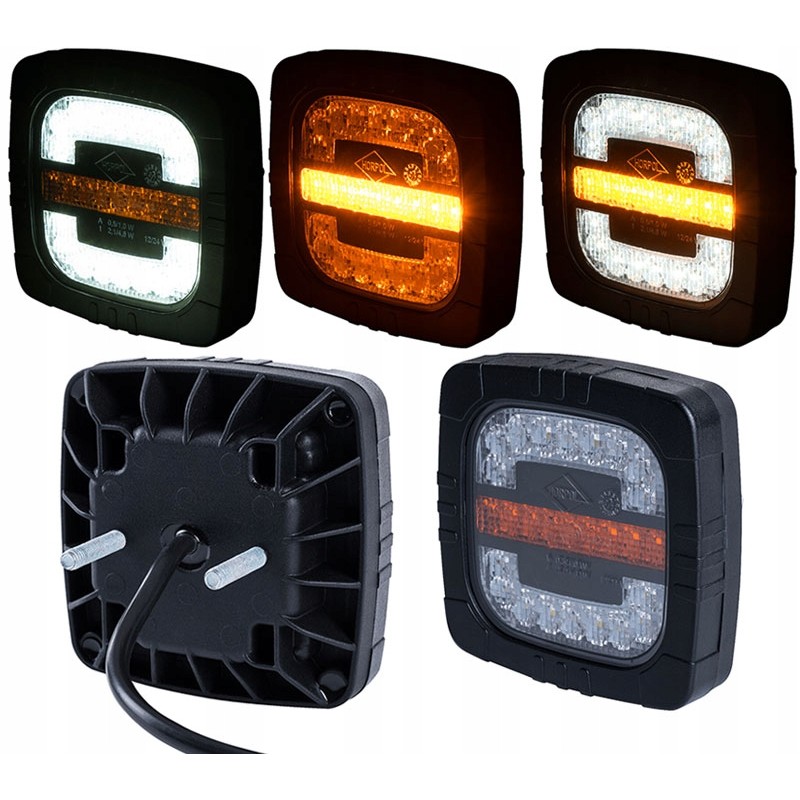 Front lamp assembly, direction position