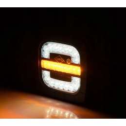 Front lamp assembly, direction position