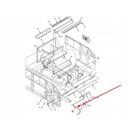 71435516 stone catcher opening lever