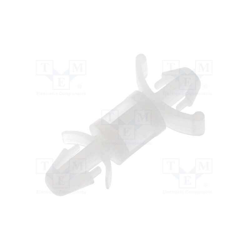 10 pcs x FIX&FASTEN - FIX-LCD-8 - PCB distance, polyamide, L: 8mm, latch/latch, natural, UL94V-2