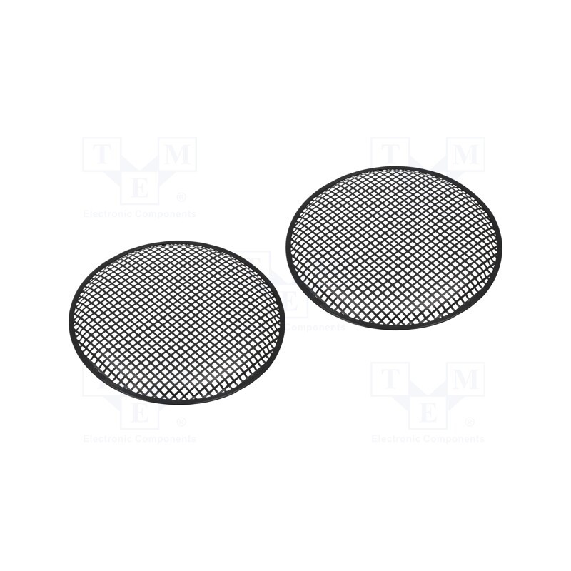 1 set x 4CARMEDIA - GRILL1150-BK - Loudspeaker grille, 15', 2pcs.