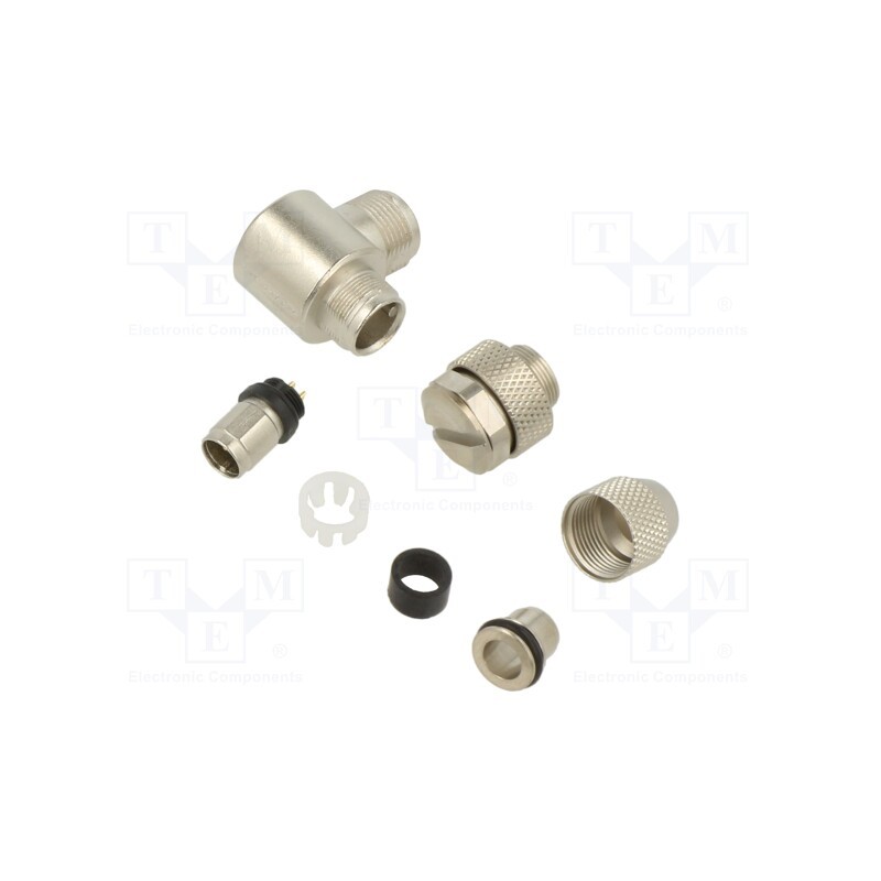 1 pcs x BINDER - 99 0401 75 02 - Connector: M9, plug, male, Plating: gold-plated, 125V, IP67, PIN: 2