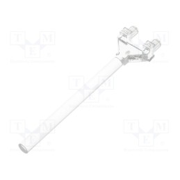 1 pcs x MENTOR - 1275.1003 - Fiber for LED, round, Ø: 3mm, Front: flat, with PCB mounting