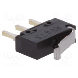 1 pcs x PANASONIC - AV444461 - Microswitch SNAP ACTION, 0.1A/30VDC, SPDT, Rcont max: 200mΩ, IP40