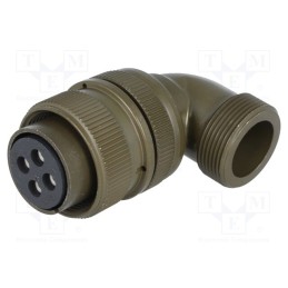 1 pcs x AMPHENOL - DS3108A 18-10S - Connector: circular, size 18, MS/DS, aluminium alloy, olive, plug