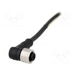 1 pcs x MOLEX - 120006-0025 - Plug, M12, PIN: 4, female, A code-DeviceNet / CANopen, 5m, IP67