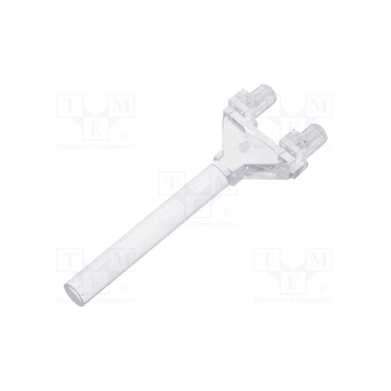 1 pcs x MENTOR - 1275.1002 - Fiber for LED, round, Ø: 3mm, Front: flat, with PCB mounting