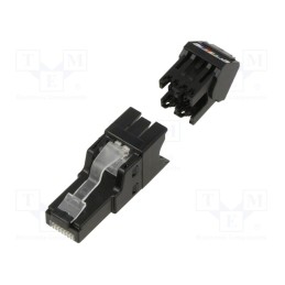 1 pcs x PANDUIT - FPUD6X88MTG - Plug, RJ45, PIN: 8, Cat: 6a, Layout: 8p8c, 26AWG÷22AWG, for cable