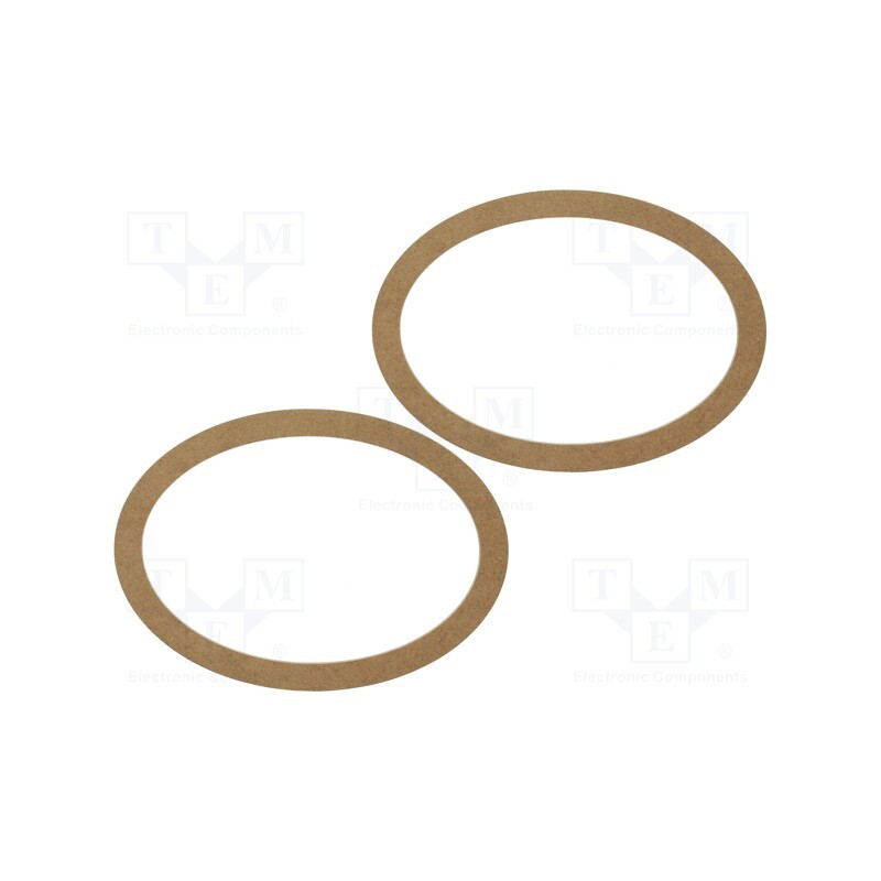 1 set x BASSER - PM6918 - Spacer ring, MDF, 6x9', 2pcs, 260x186mm