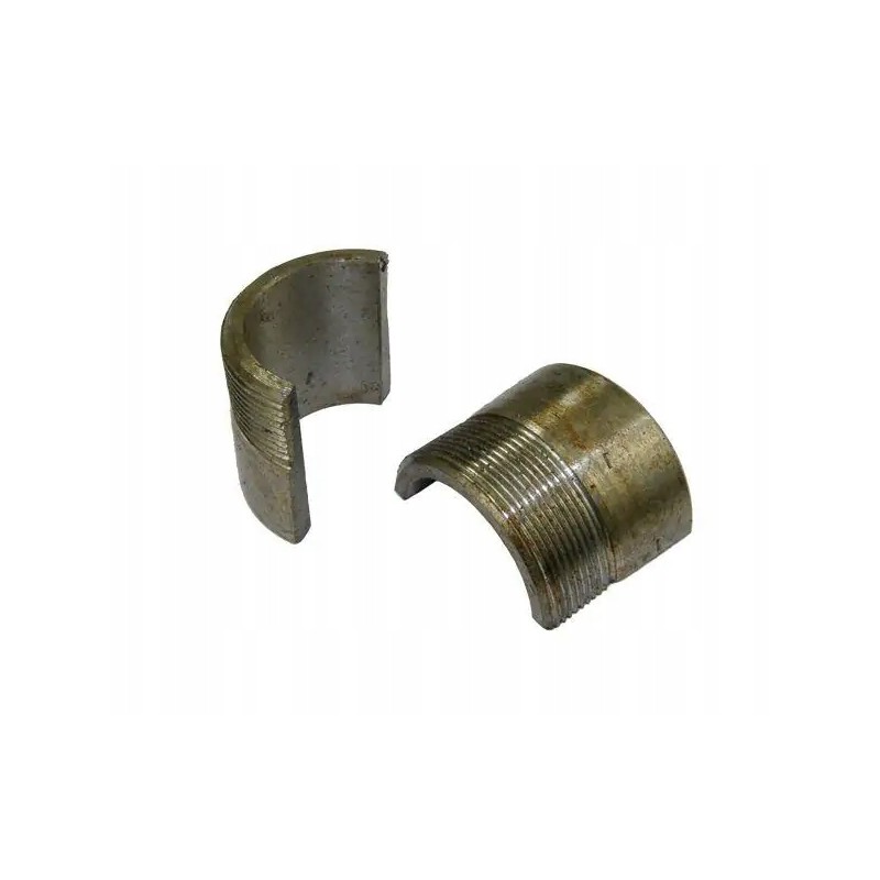 Two-piece sleeve for Bison crankshaft