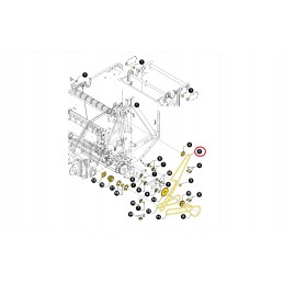 Chain press New Holland Br Roll Belt 86545866