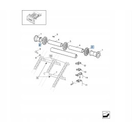 Inclined conveyor sprocket 10z 84038624 new hol