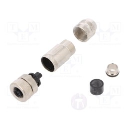 1 pcs x WEIDMu00dcLLER - 1784750000 SAIB-M-5/8S M12 5P A-COD - Plug, M12, PIN: 5, female, A code-DeviceNet / CANopen, for cable