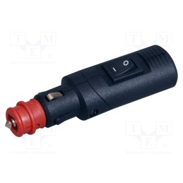 1 pcs x PRO CAR - 67746500 - Cigarette lighter plug, screw terminal, 8A, Sup.volt: 12÷24VDC