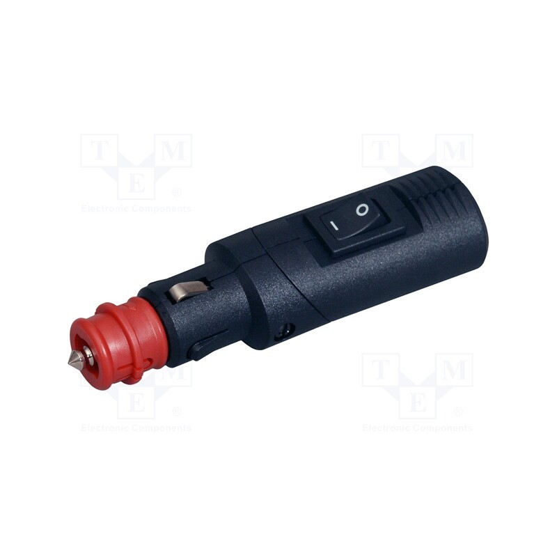 1 pcs x PRO CAR - 67746500 - Cigarette lighter plug, screw terminal, 8A, Sup.volt: 12÷24VDC