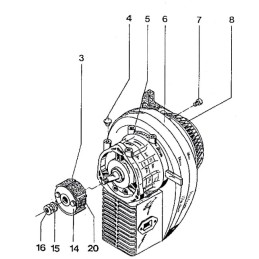Wacker BS rammer, clutch spring 2007118