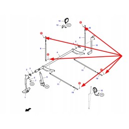 La340415512 sleeve for grain unloading mechanism