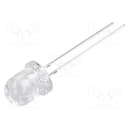 1 pcs x OPTOSUPPLY - OSV5YL8131A - LED, 8mm, violet, 300÷400mcd, 30°, Front: convex, 2.9÷3.6V