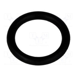 10 pcs x FIX&FASTEN - FIX-OR-11 - O-ring gasket, NBR rubber, Thk: 2mm, Øint: 11mm, black