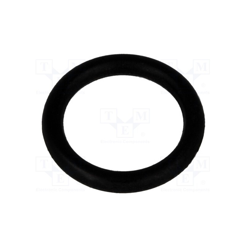10 pcs x FIX&FASTEN - FIX-OR-11 - O-ring gasket, NBR rubber, Thk: 2mm, Øint: 11mm, black