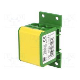 1 pcs x PAWBOL - E.4090/Ż-Z - Splice terminal: distribution block, 2.5÷50mm2, ways: 1, TS35