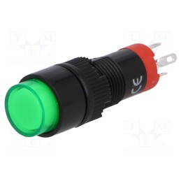 1 pcs x ONPOW - LAS3Y-11/6/G - Switch: push-button, Pos: 2, SPDT, 0.5A/250VAC, 1A/24VDC, ON-(ON)