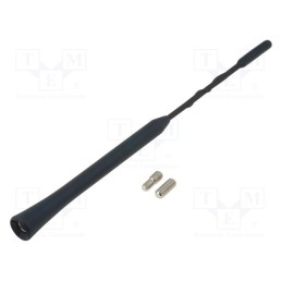 1 pcs x PER.PIC. - A00105 - Antenna mast, 0.235m, M5,M6, inside, universal, black