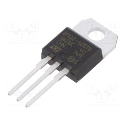 1 pcs x STMicroelectronics - BTA12-600TWRG - Triac, 600V, 12A, TO220ABIns, Igt: 5mA, logic level