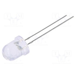 1 pcs x OPTOSUPPLY - OSO5PA8131A-1MA - LED, 8mm, orange, 1120÷1560mcd, 30°, Front: convex, 1.8÷2.2V, 66mW