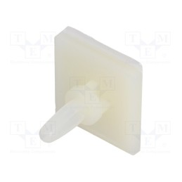 10 pcs x DREMEC - 8GB07V41002 - PCB distance, polyamide, L: 6.4mm, self-adhesive,snap fastener