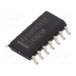 1 pcs x TEXAS INSTRUMENTS - CD4082BM - IC: digital, AND, Ch: 4, IN: 2, CMOS, SMD, SO14, 3÷18VDC, -55÷125°C