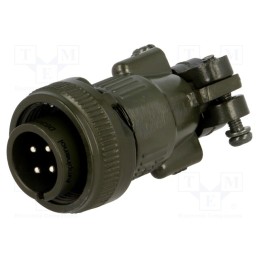 1 pcs x AMPHENOL - DS3106F 14S-2P - Connector: circular, size 14S, MS/DS, aluminium alloy, olive, plug