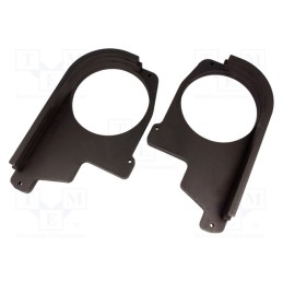 1 set x BASSER - DMBMW06 - Spacer ring, MDF, 165mm, BMW, impregnated, 2pcs.