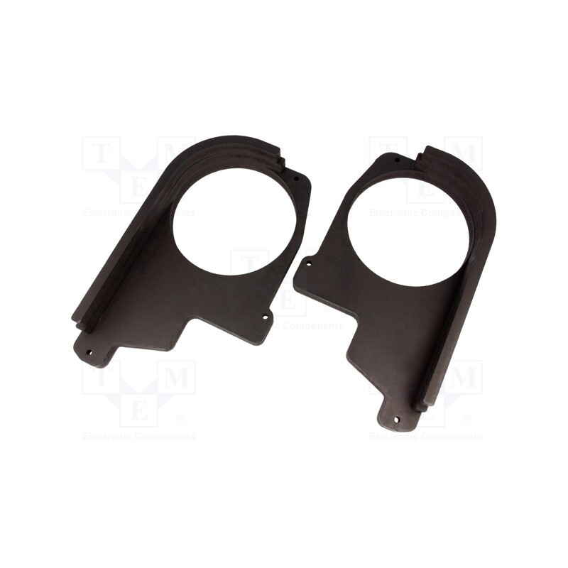 1 set x BASSER - DMBMW06 - Spacer ring, MDF, 165mm, BMW, impregnated, 2pcs.