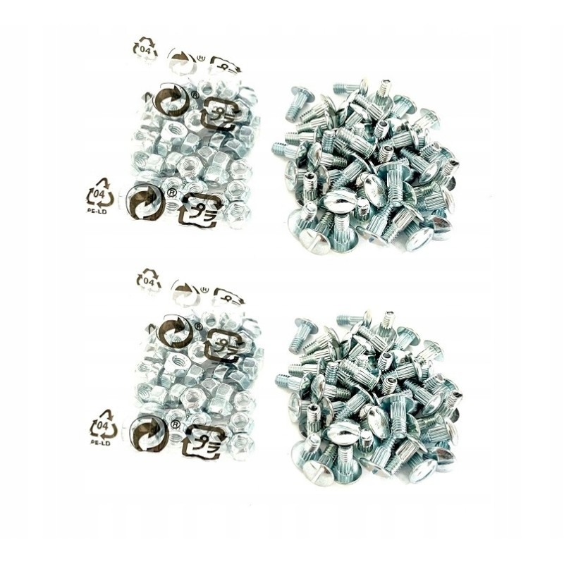 Schumacher scythe blade nut screw 100 pcs m6x16