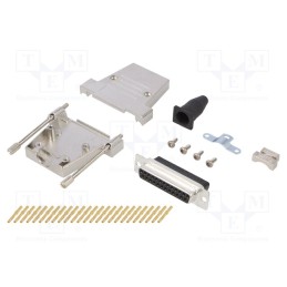 1 pcs x ENCITECH - DTSL25-LJSRG-T-DBCS-K - D-Sub, PIN: 25, plug, female, crimped, for cable, black