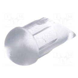 1 pcs x MENTOR - 1293.3 - Fiber for LED, round, Ø5mm, Front: convex, straight