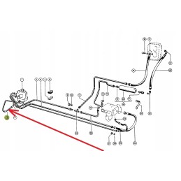 602848 0 cutting height hydraulic hose
