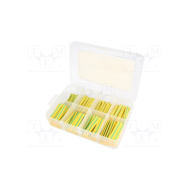1 pcs x FIX&FASTEN - FIX-SHT-SET3 - Set of heat shrink sleeves, 2: 1, 50mm, polyolefine, 120pcs.