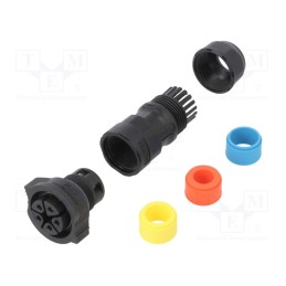 1 pcs x AMPHENOL LTW - DC-05BFFB-QL8APP - Connector: circular, female, plug, screw terminal, PIN: 5, X-Lok