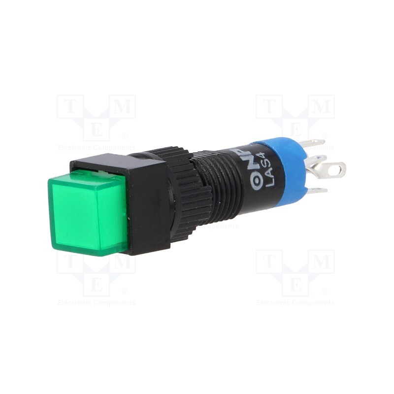 1 pcs x ONPOW - LAS4F-11Z/G - Switch: push-button, Pos: 2, SPDT, 0.5A/250VAC, 1A/24VDC, ON-ON