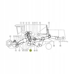 Wide profile belt claas 609823 0 gates 1414208