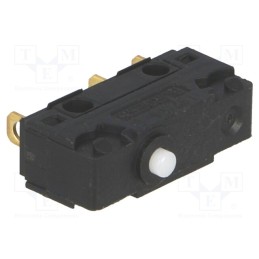 1 pcs x SAIA-BURGESS - V4NCT7 - Microswitch SNAP ACTION, 5A/250VAC, without lever, SPDT, ON-(ON)