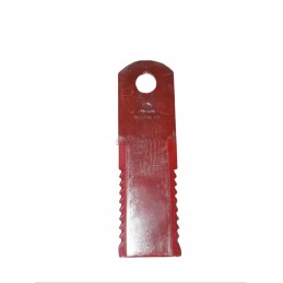Toothed forage harvester knife 173 x 50 x 4 mm oe 18 mm