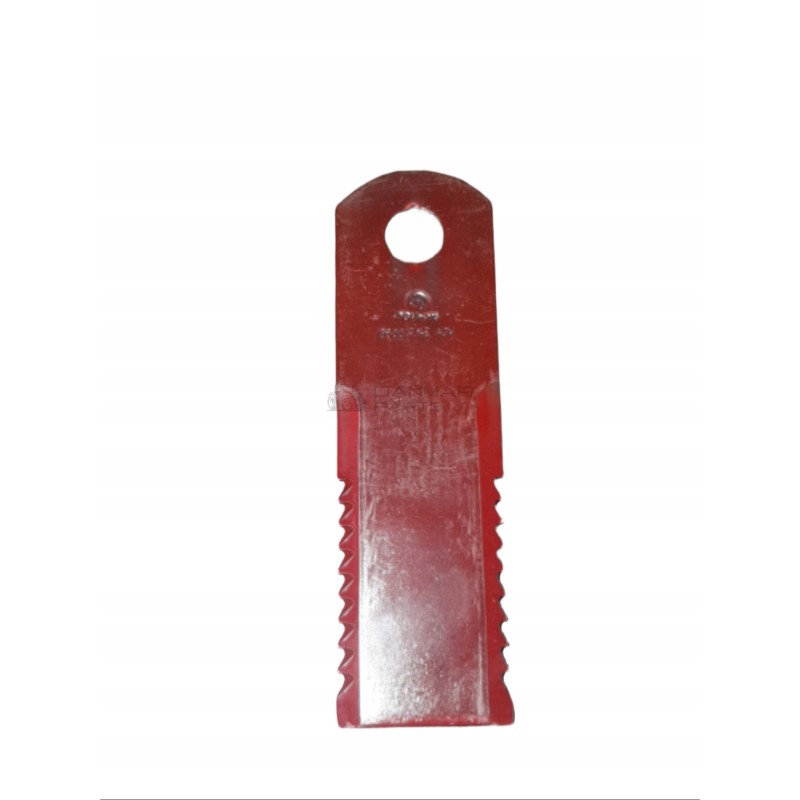 Toothed forage harvester knife 173 x 50 x 4 mm oe 18 mm