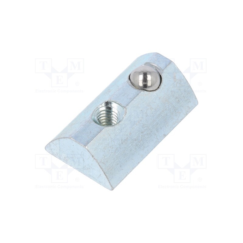 10 pcs x FATH - 96004 - Nut, for profiles, Width of the groove: 8mm, steel, T-slot