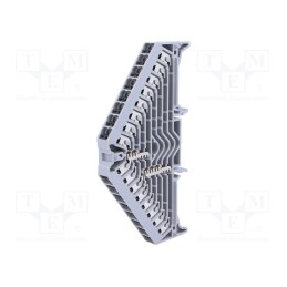 1 pcs x WEIDMu00dcLLER - 1173870000 PPV 8 GR 35X7.5 DGR - Splice terminal: rail, 1.5mm2, ways: 1, terminals: 32, grey, 250VAC