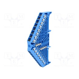 1 pcs x WEIDMu00dcLLER - 1267880000 PPV 8 BL 35X7.5 DGR - Splice terminal: rail, 1.5mm2, ways: 1, terminals: 32, blue, 250VAC