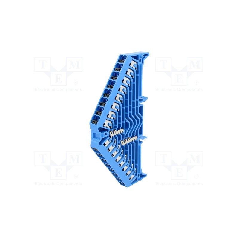 1 pcs x WEIDMu00dcLLER - 1267880000 PPV 8 BL 35X7.5 DGR - Splice terminal: rail, 1.5mm2, ways: 1, terminals: 32, blue, 250VAC
