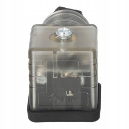 Din coil plug with led 12 24vdc